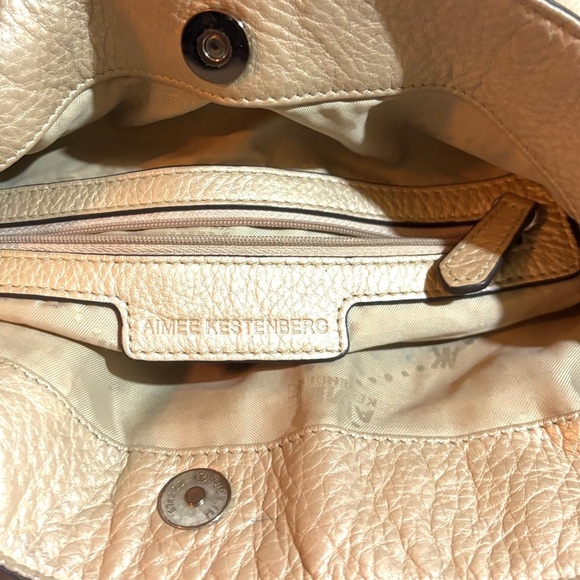 Aimee Kestenberg beige leather shoulder handbag - Picture 10 of 10